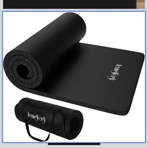 HemingWeigh 1 inch Thick Non-slip Exercise Yoga Mat